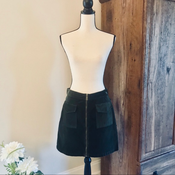 VINCE CAMUTO Petite Washed Corduroy New Skirt - Picture 2 of 7